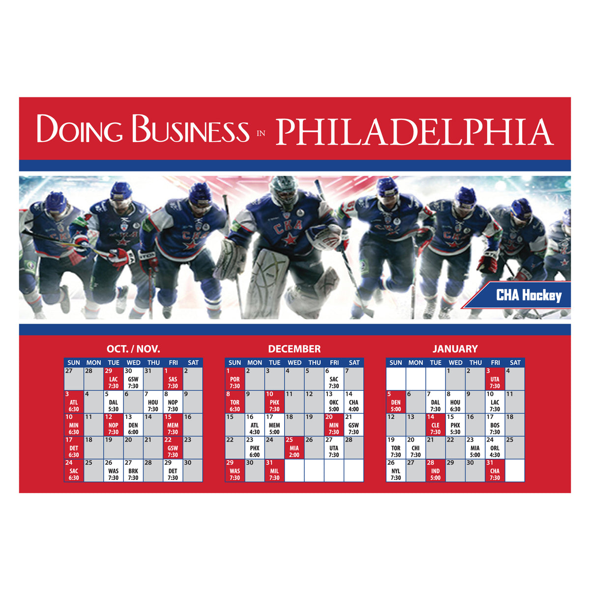 Magnet with a Schedule - Schedule Magnet