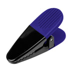 Magnetic Alligator Clip - Black with Blue - Angle