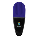 Magnetic Alligator Clip - Black with Blue - Full Color