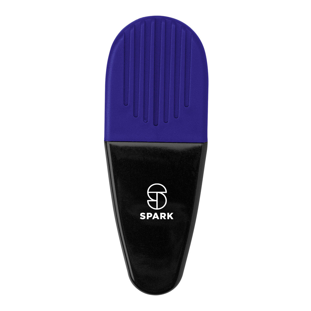 Magnetic Alligator Clip - Black with Blue - Silk Screen