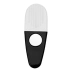 Magnetic Alligator Clip - Black With White - Back