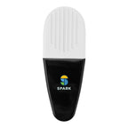 Magnetic Alligator Clip - Black With White - Full Color