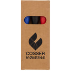 Magnetic Dry Erase Marker Set in Recycled Plastic, 3 Pieces - Natural - Front