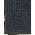 Magnetic Golf Towel in Recycled Waffle Polyester - Gray - Front Detail 2