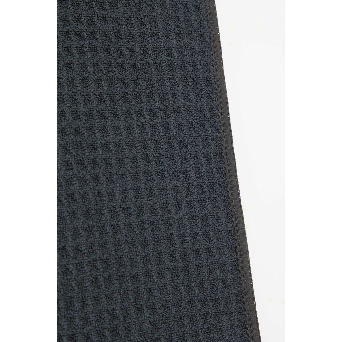 Magnetic Golf Towel in Recycled Waffle Polyester Transfer - Gray - Front Detail