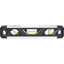 Magnetic Level in Recycled ABS, 9 Inch - Black - Front
