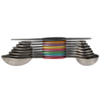 Magnetic Measuring Spoon Set, 8 Pieces - Steel - Front Detail