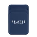 Magnetic Phone Wallet in Silicone - Navy - Silk Screen