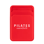 Magnetic Phone Wallet in Silicone - Red - Silk Screen