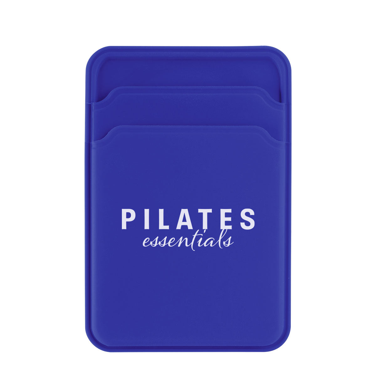 Magnetic Phone Wallet in Silicone - Royal Blue - Silk Screen