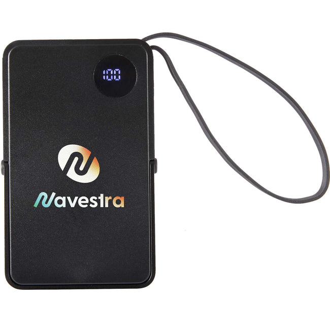 Magnetic Power Bank with Watch Charger and Stand, 5,000 mAh Full Color