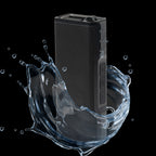 Magnetic Speaker with Carabiner Clip - Black - Water_Resistant
