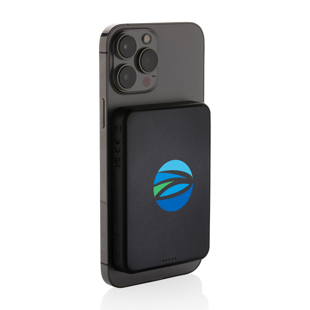 Magnetix Magnetic Power Bank, 5,000 mAh - Black - View 2