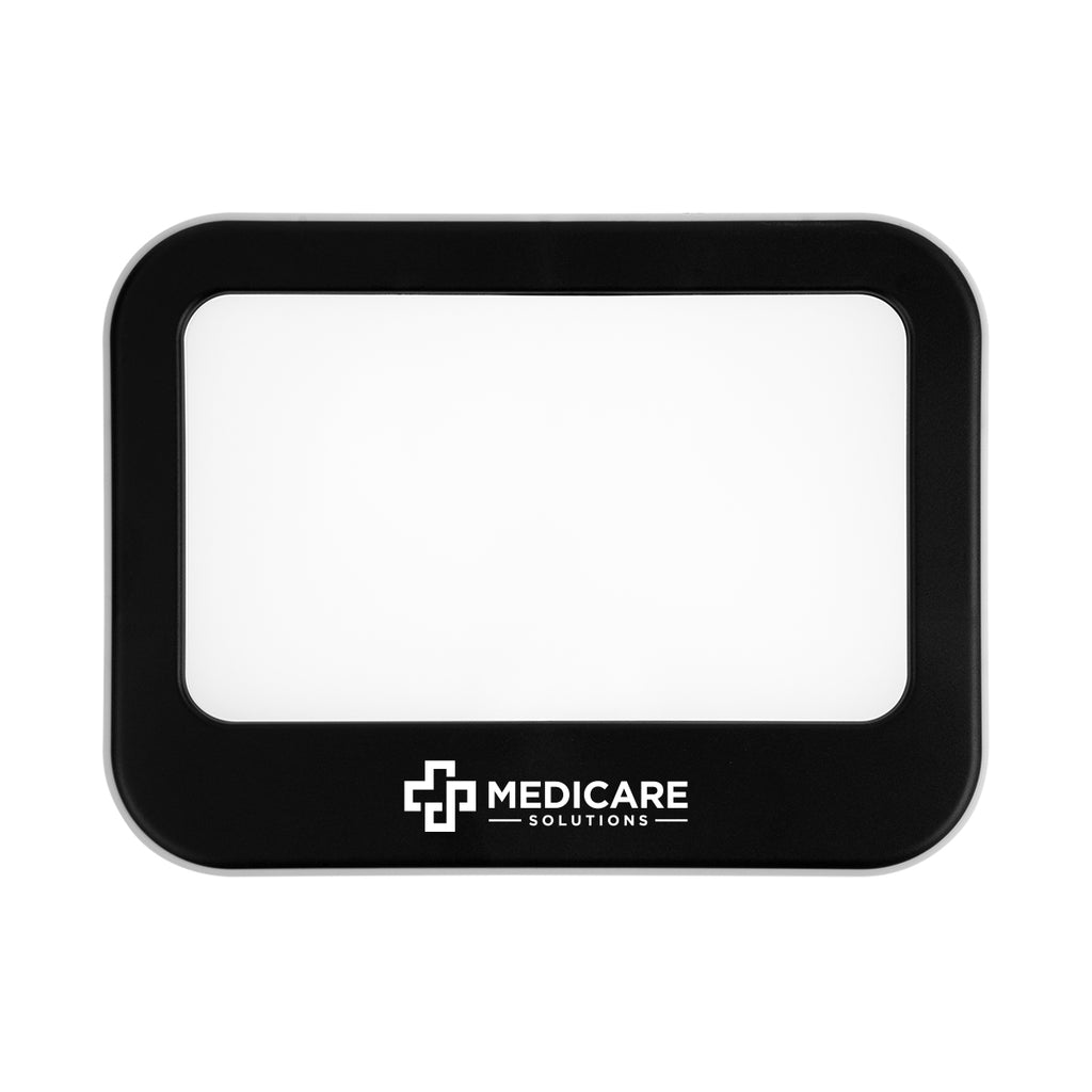 Magnifier for a Full Page, with Lights - Black - Silk Screen