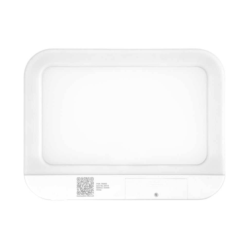 Magnifier for a Full Page, with Lights - White - Back