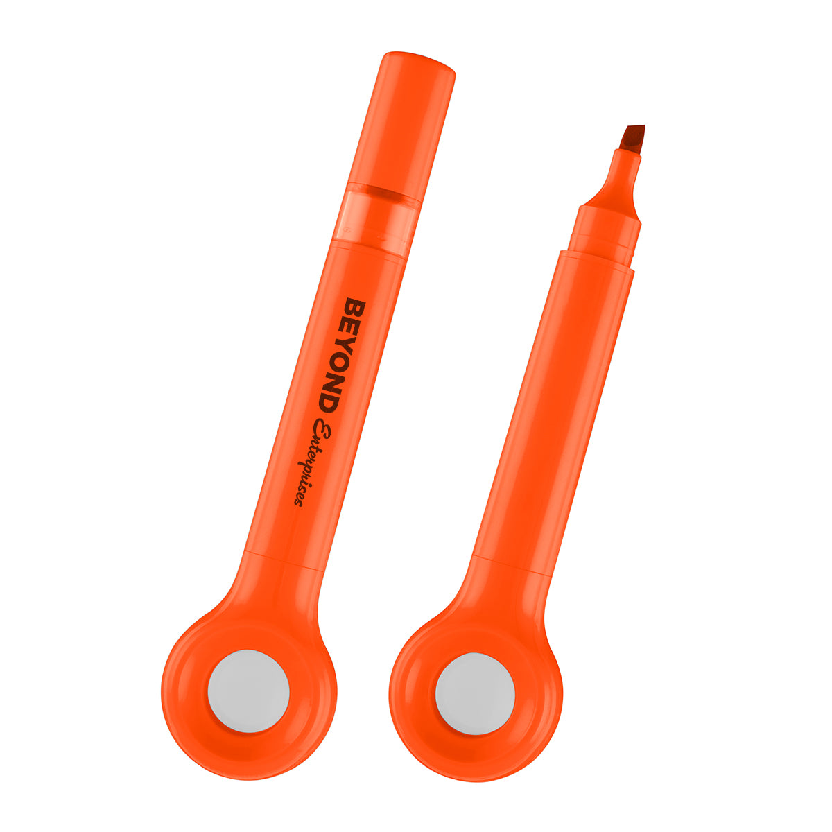 Magnifying Highlighter, Two-Way - Orange - Silk Screen