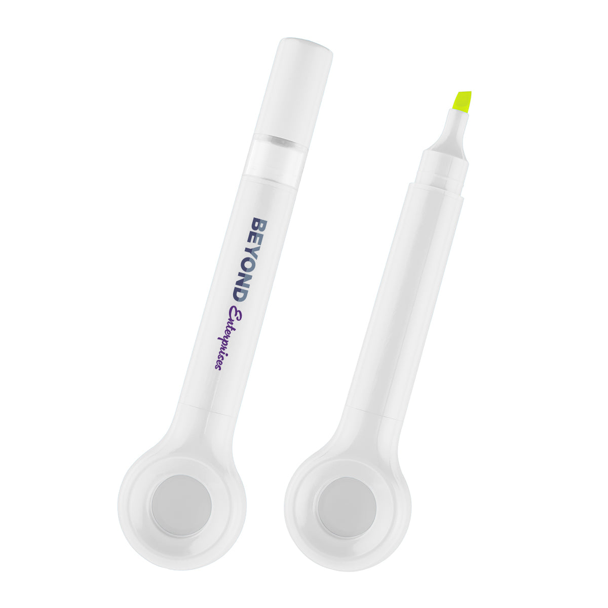 Magnifying Highlighter, Two-Way - White - Full Color