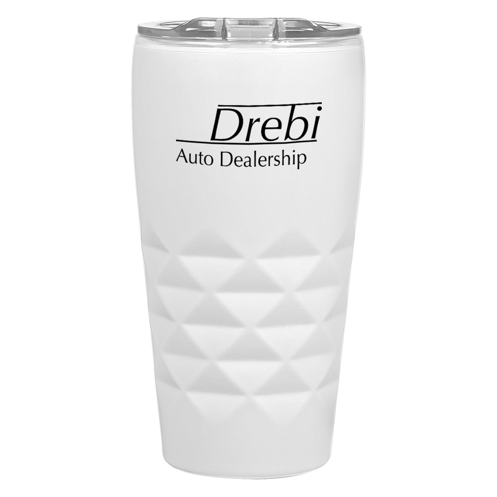 Mahala Tumbler, 16 oz - White - Silkcsreen