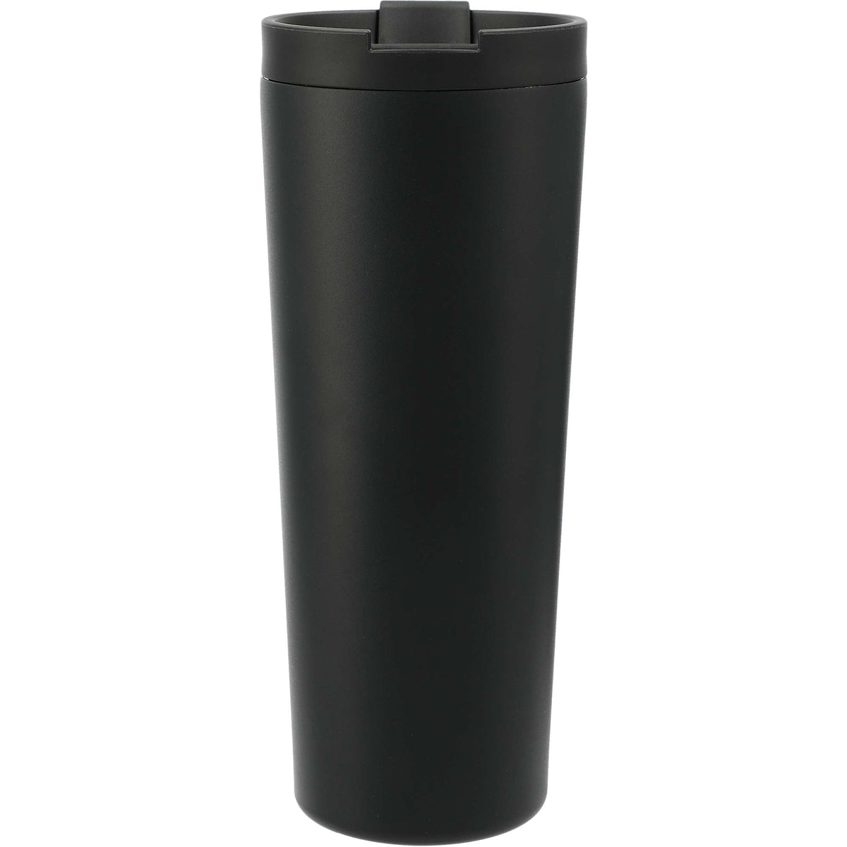 Maia Copper Insulated Tumbler with Two Lids, 24 oz Full Color - Black - Back