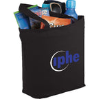 Maine Zippered Cotton Canvas Tote, 8 oz Embroidery - Black - Photo 2