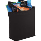 Maine Zippered Cotton Canvas Tote, 8 oz Embroidery - Black - Photo 4