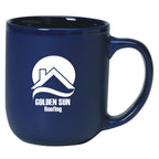 Majestic Mug, 17 oz - Matte Cobalt Blue - Ceramic