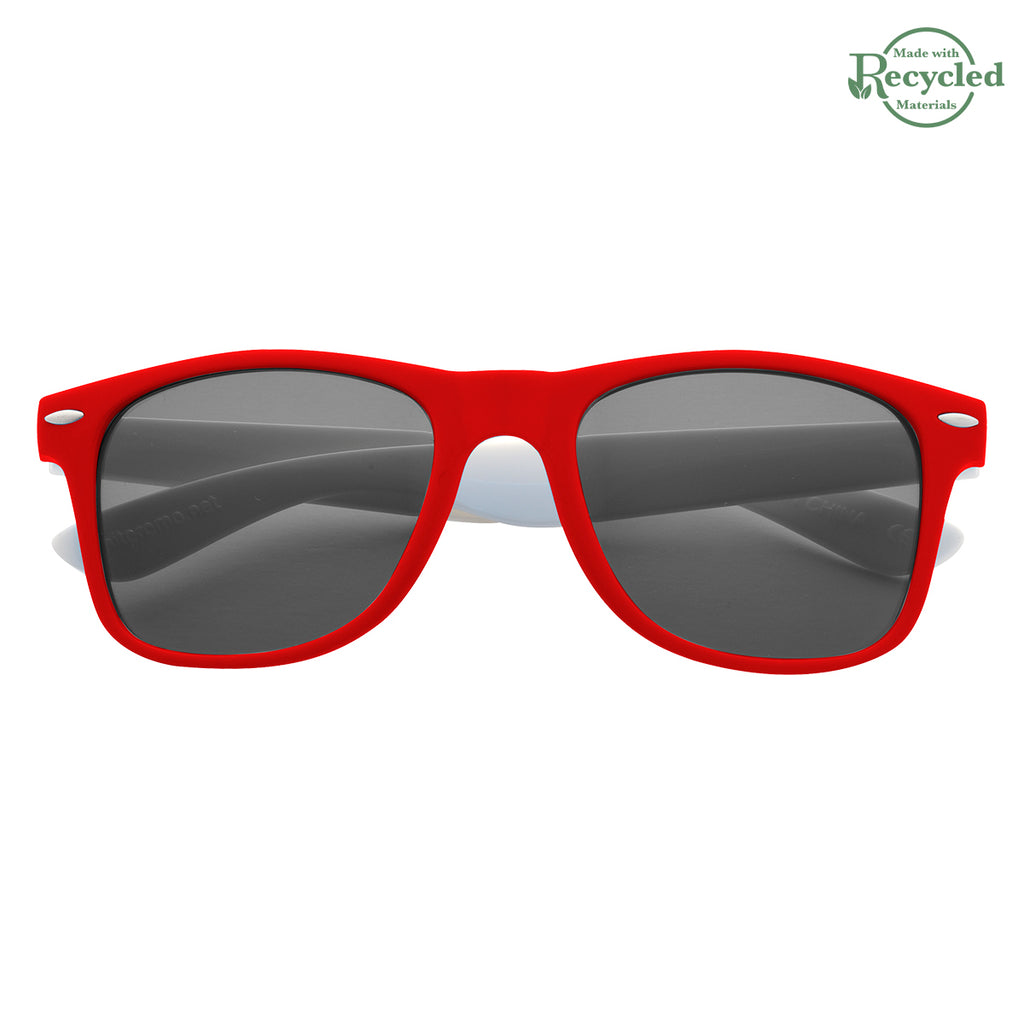 Malibu Sunglasses in Colorblock - Front