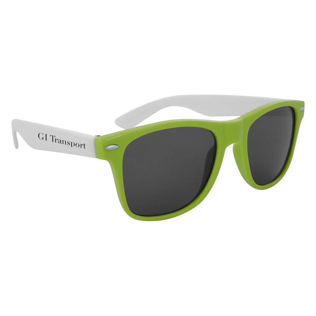 Malibu Sunglasses in Colorblock - Silk Screen