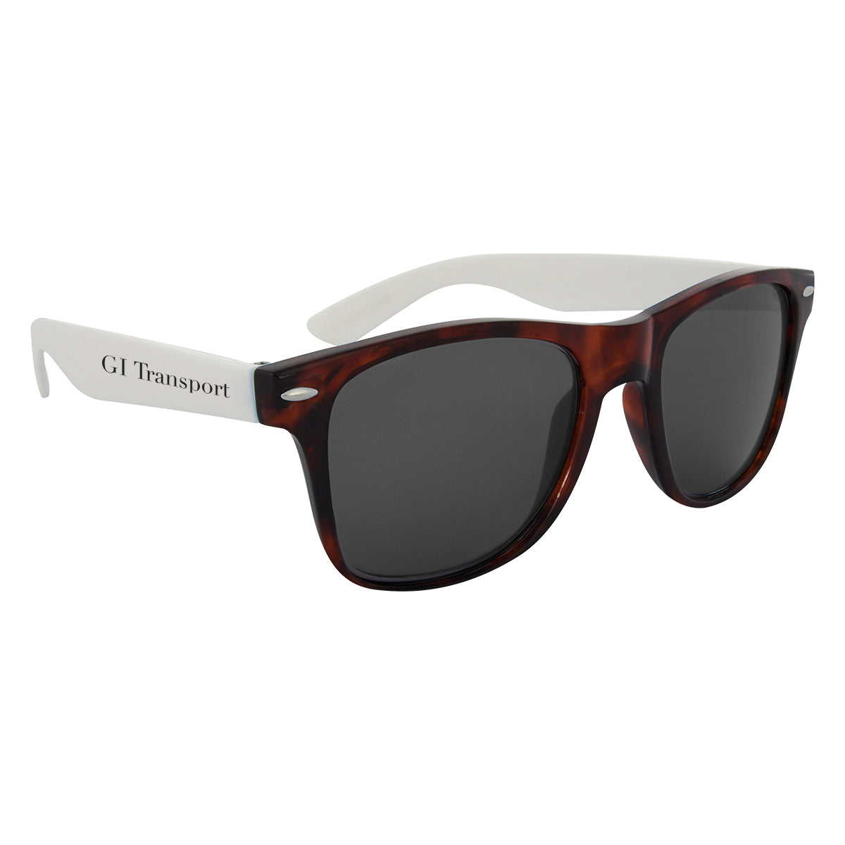 Malibu Sunglasses in Colorblock - Tortoise - Silk Screen
