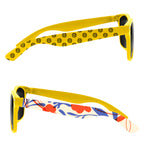 Malibu Sunglasses in Full Color - Bright Yellow - Side_Megabrite