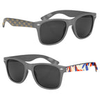 Malibu Sunglasses in Full Color - Gray - Printed