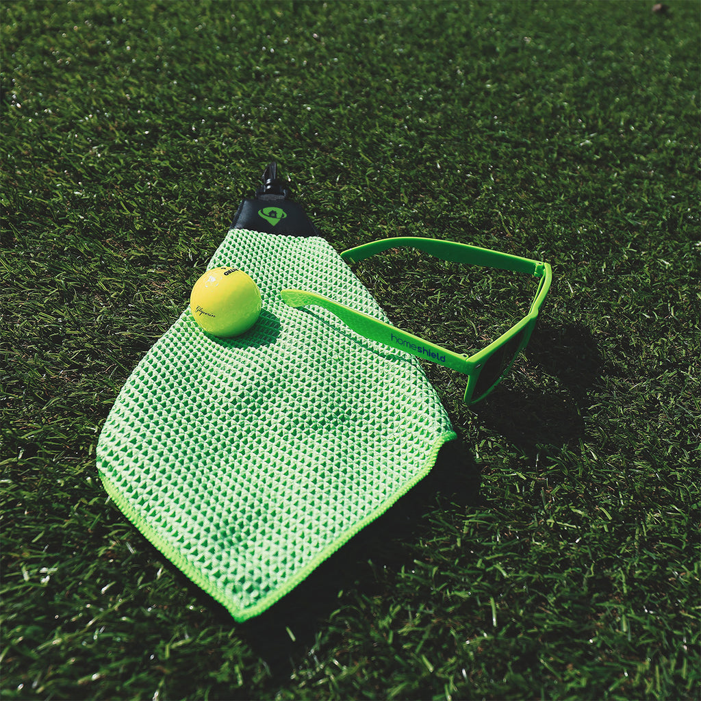 Malibu Sunglasses in Full Color - Lime Green - Silk Screen