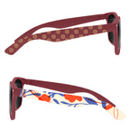 Malibu Sunglasses in Full Color - Maroon - Side_Megabrite