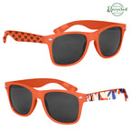 Malibu Sunglasses in Full Color - Orange - Megabrite