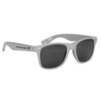 Malibu Sunglasses in Full Color - Silver - Silk Screen