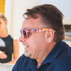 Malibu Sunglasses in Tie-Dye - Rainbow - Lifestyle_Silkscreen