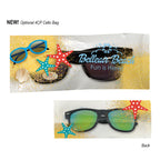 Malibu Sunglasses, Mirrored - Clear_Cellobag