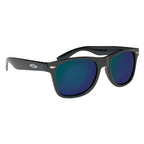 Malibu Sunglasses, Mirrored - Green - Silk Screen