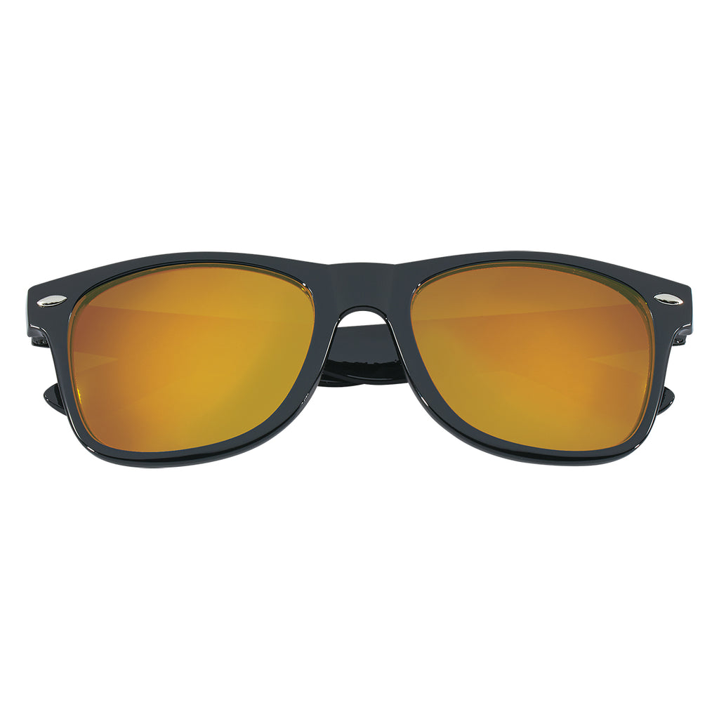 Malibu Sunglasses, Mirrored - Red - Front
