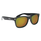 Malibu Sunglasses, Mirrored - Red - Silk Screen