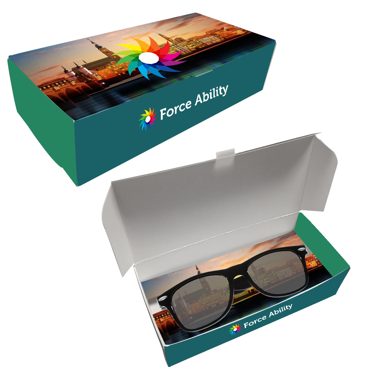 Malibu Sunglasses, Polarized - Black - SGBA_Optional_Custombox_4CP
