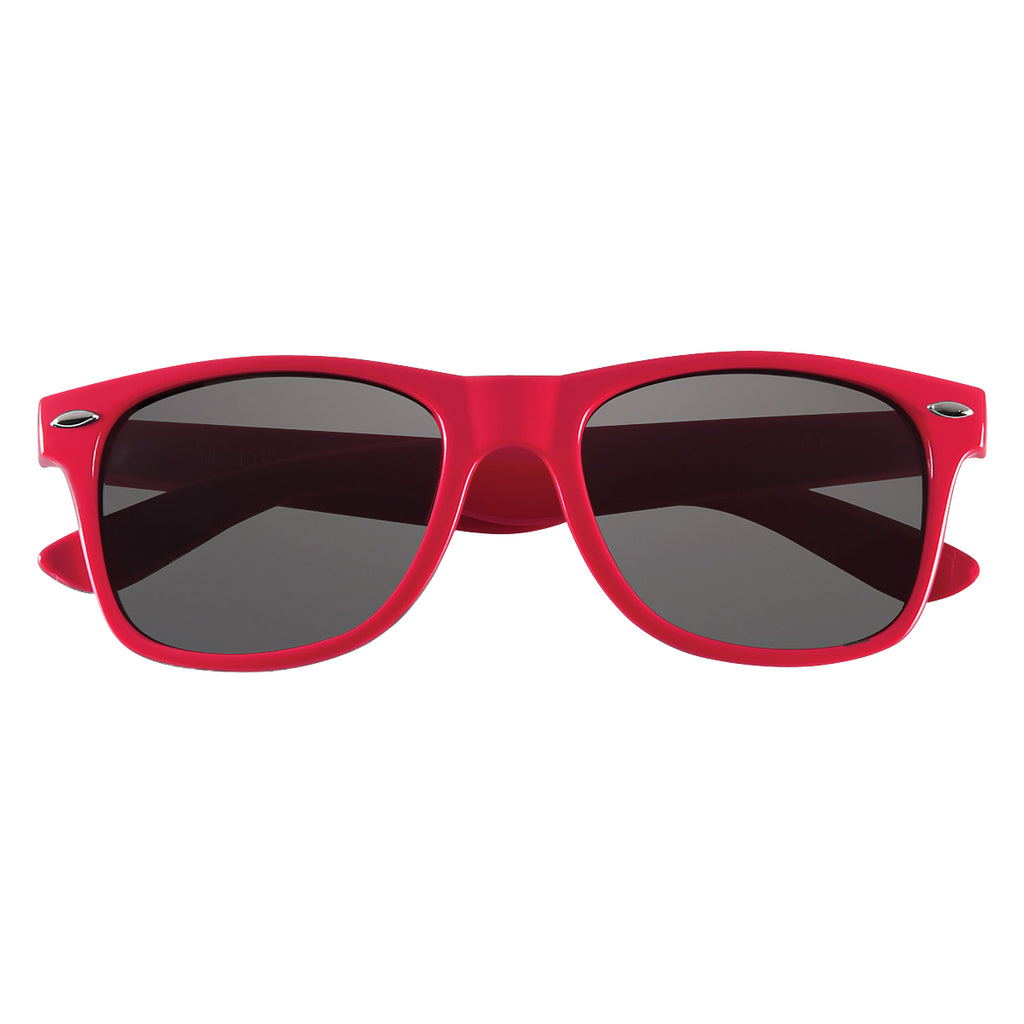 Malibu Sunglasses, Polarized - Red - Front