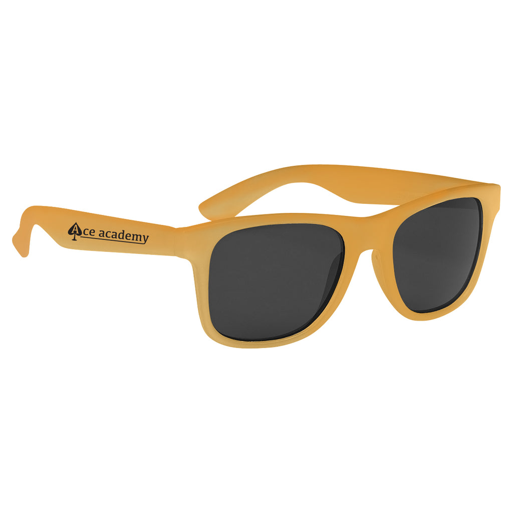 Malibu Sunglasses That Change Color - Orange - Silk Screen