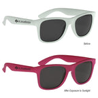 Malibu Sunglasses That Change Color - Pink - Silk Screen