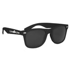 Malibu Sunglasses, Velvet Touch - Black - Silk Screen