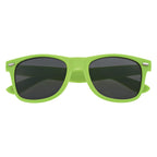 Malibu Sunglasses, Velvet Touch - Lime Green - Front