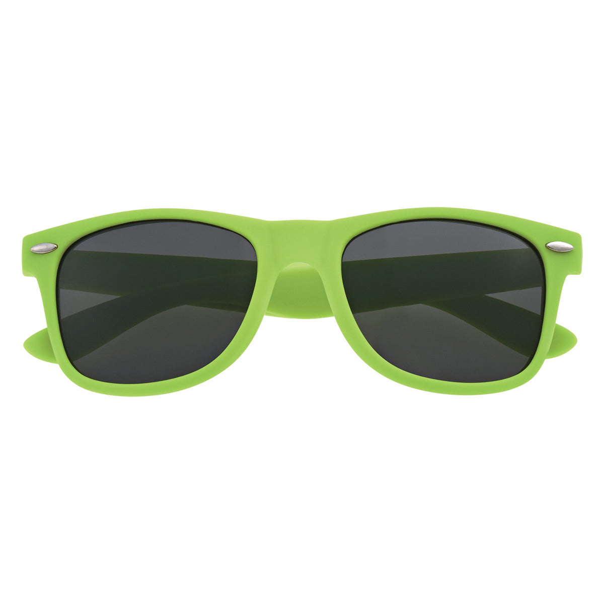 Malibu Sunglasses, Velvet Touch - Lime Green - Front
