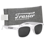 Malibu Sunglasses with a Heathered Pouch - Malibu Sunglasses With Heathered Pouch