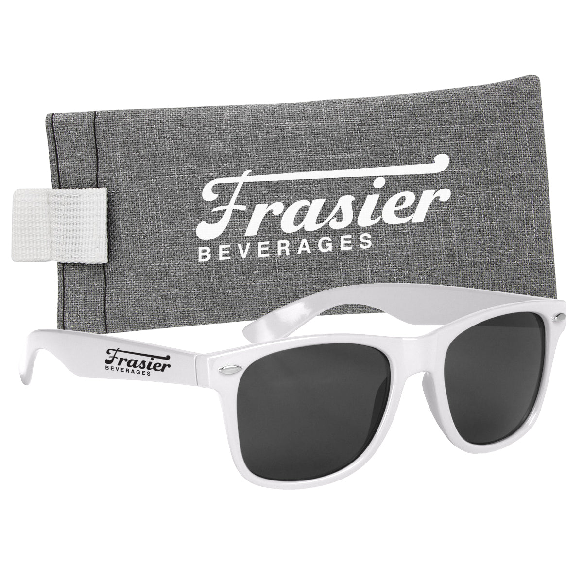 Malibu Sunglasses with a Heathered Pouch - Malibu Sunglasses With Heathered Pouch