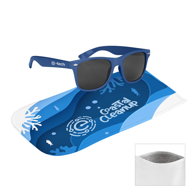 Malibu Sunglasses with a Recycled Microfiber Pouch